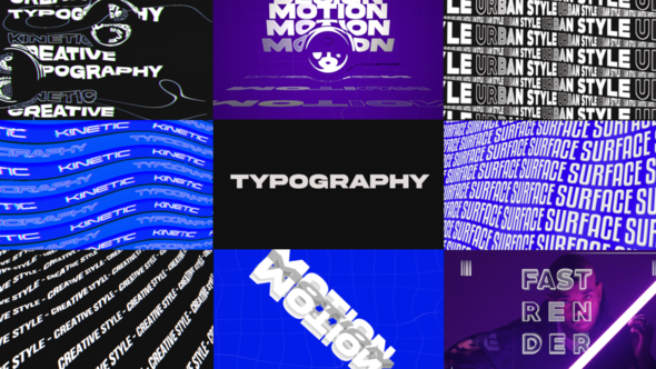 motion typography after effects project download